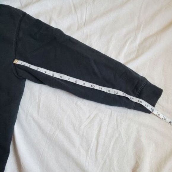 GAP Youth Size 2XL XXL Logo Zip Heavy Black Fur Hoodie - Picture 8 of 12